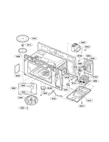 Interior Parts (I) parts for Lg Microwave/Hood Combo LMV1915NVB from AppliancePartsPros.com