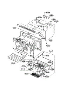 Oven Cavity parts for Lg Microwave/Hood Combo LMV1925SB from AppliancePartsPros.com