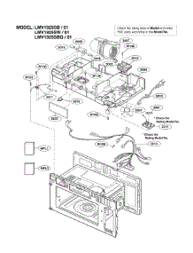Interior Parts (Ii-Ii) parts for Lg Microwave/Hood Combo LMV1925SBQ from AppliancePartsPros.com