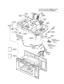 Interior Parts 2 parts for Lg Microwave/Hood Combo LMV1925SW from AppliancePartsPros.com