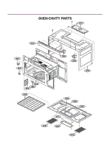 Oven Cavity Parts parts for Lg Microwave/Hood Combo LMV2031SS/00 from AppliancePartsPros.com