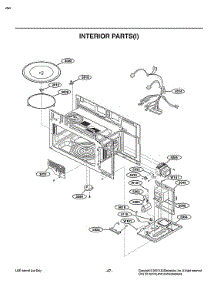 Interior Parts (I) parts for Lg Microwave/Hood Combo LMV2031SS/00 from AppliancePartsPros.com