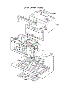 Oven Cavity Parts parts for Lg Microwave/Hood Combo LMVH1711BD/00 from AppliancePartsPros.com