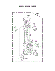 Latch Board Parts parts for Lg Microwave/Hood Combo LMVH1711BD/00 from AppliancePartsPros.com