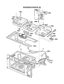 Interior Parts (Ii) parts for Lg Microwave/Hood Combo LMVH1711BD/00 from AppliancePartsPros.com