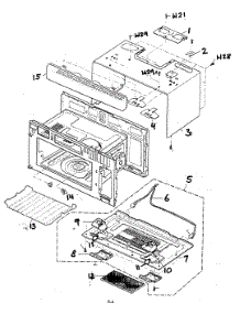 Oven Cavity Parts parts for Lg Microwave/Hood Combo LMVM1935SB from AppliancePartsPros.com