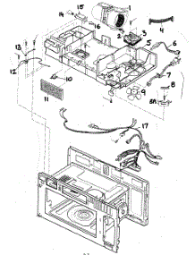 Interior Parts 2 parts for Lg Microwave/Hood Combo LMVM1935SB from AppliancePartsPros.com