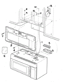 Installion Parts parts for Lg Microwave/Hood Combo LMVM1935SBQ from AppliancePartsPros.com