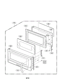 Door Parts parts for Lg Microwave/Hood Combo LMVM1945SB from AppliancePartsPros.com