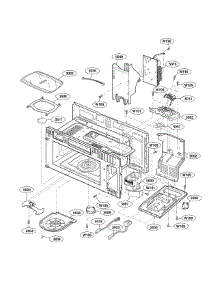 Interior Parts (I) parts for Lg Microwave/Hood Combo LMVM1945SBQ from AppliancePartsPros.com