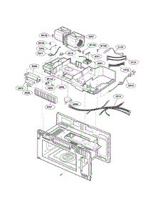 Interior Parts (Ii) parts for Lg Microwave/Hood Combo LMVM1955SB from AppliancePartsPros.com