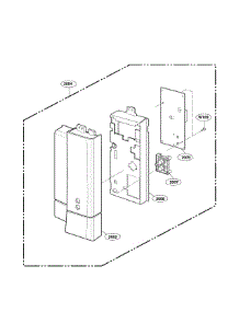 Controller Parts (Ii) parts for Lg Microwave/Hood Combo LMVM1955SW from AppliancePartsPros.com
