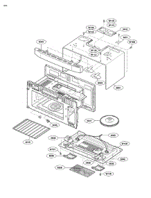 Oven Cavity Parts parts for Lg Microwave/Hood Combo LMVM1955SW from AppliancePartsPros.com