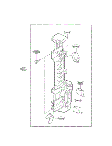 Latch Board parts for Lg Microwave/Hood Combo LMVM2075SW from AppliancePartsPros.com