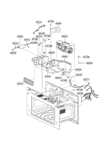Interior Figure 2 parts for Lg Microwave/Hood Combo LMVM2277ST from AppliancePartsPros.com