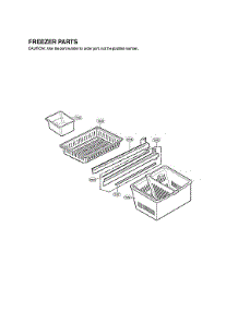Freezer Parts parts for Lg Bottom-Mount Refrigerator LMX21986ST/03 from AppliancePartsPros.com