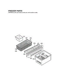 Freezer Parts parts for Lg Bottom-Mount Refrigerator LMX25981ST/01 from AppliancePartsPros.com