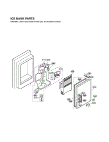 Ice Bank Parts parts for Lg Bottom-Mount Refrigerator LMX25981ST/03 from AppliancePartsPros.com
