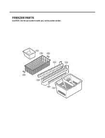 Freezer Parts parts for Lg Bottom-Mount Refrigerator LMX25985ST/00 from AppliancePartsPros.com