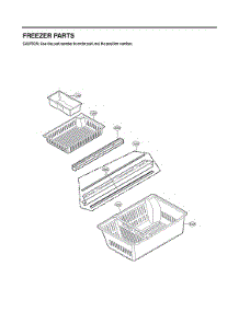 Freezer Parts parts for Lg Bottom-Mount Refrigerator LMX28987ST/02 from AppliancePartsPros.com