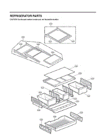 Refrigerator Parts parts for Lg Bottom-Mount Refrigerator LMX28987ST/02 from AppliancePartsPros.com