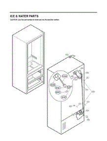 Ice & Water Parts parts for Lg Bottom-Mount Refrigerator LMX28987ST/02 from AppliancePartsPros.com