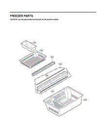 Freezer Parts parts for Lg Bottom-Mount Refrigerator LMX28987ST/03 from AppliancePartsPros.com