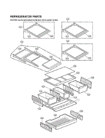 Refrigerator Parts parts for Lg Bottom-Mount Refrigerator LMX28988ST/06 from AppliancePartsPros.com