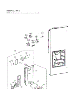 Dispenser Parts parts for Lg Bottom-Mount Refrigerator LMX28988ST/06 from AppliancePartsPros.com