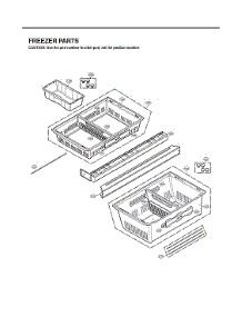 Freezer Parts parts for Lg Bottom-Mount Refrigerator LMX30995ST/01 from AppliancePartsPros.com