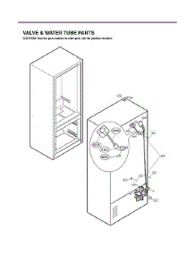 Valve & Water Tube Parts parts for Lg Bottom-Mount Refrigerator LMX30995ST/01 from AppliancePartsPros.com