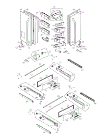 Door Parts parts for Lg Bottom-Mount Refrigerator LMX31985ST/01 from AppliancePartsPros.com
