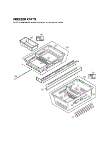 Freezer Parts parts for Lg Bottom-Mount Refrigerator LMX31985ST/02 from AppliancePartsPros.com