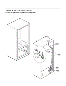 Valve & Water Tube Parts parts for Lg Bottom-Mount Refrigerator LMXC22626D/00 from AppliancePartsPros.com