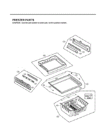 Freezer Parts parts for Lg Bottom-Mount Refrigerator LMXC23796M/00 from AppliancePartsPros.com