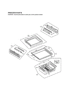 Freezer Parts parts for Lg Bottom-Mount Refrigerator LMXC23796S/01 from AppliancePartsPros.com