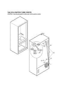 Valve & Water Tube Parts parts for Lg Bottom-Mount Refrigerator LMXC23796S/01 from AppliancePartsPros.com