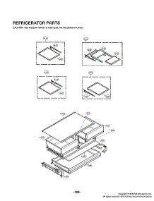 Refrigerator Parts parts for Lg Bottom-Mount Refrigerator LMXS28596S/01 from AppliancePartsPros.com