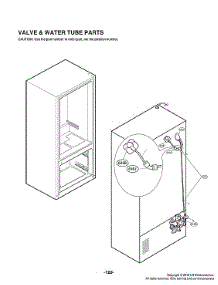 Valve / Water Tube Parts parts for Lg Bottom-Mount Refrigerator LMXS28596S/01 from AppliancePartsPros.com