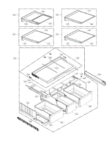 Refrigerator Parts parts for Lg Bottom-Mount Refrigerator LMXS28626D/00 from AppliancePartsPros.com