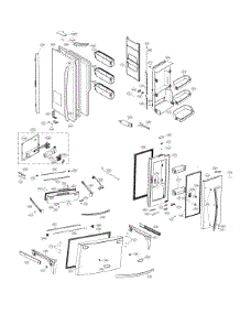 Door Parts parts for Lg Bottom-Mount Refrigerator LMXS28626D/00 from AppliancePartsPros.com
