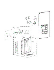 Dispenser Parts parts for Lg Bottom-Mount Refrigerator LMXS28626D/00 from AppliancePartsPros.com