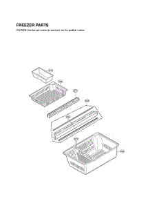 Freezer Parts parts for Lg Bottom-Mount Refrigerator LMXS28626D/04 from AppliancePartsPros.com