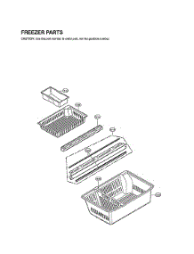 Freezer Parts parts for Lg Bottom-Mount Refrigerator LMXS28626S/04 from AppliancePartsPros.com