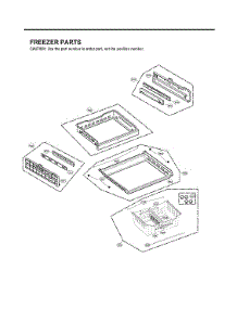Freezer Parts parts for Lg Bottom-Mount Refrigerator LMXS30776S/04 from AppliancePartsPros.com