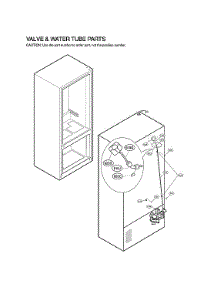 Valve & Water Tube Parts parts for Lg Bottom-Mount Refrigerator LMXS30776S/05 from AppliancePartsPros.com