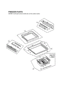 Freezer Parts parts for Lg Bottom-Mount Refrigerator LMXS30796S/01 from AppliancePartsPros.com