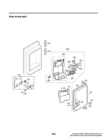 Ice Maker Parts parts for Lg Bottom-Mount Refrigerator LNXS30996D/00 from AppliancePartsPros.com