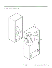 Valve / Water Tube Parts parts for Lg Bottom-Mount Refrigerator LNXS30996D/00 from AppliancePartsPros.com