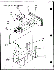 Collector Box Assy. & Cover (Spcg360451a / P1105907c) (Spcg360453a / P1105908c) (Spcg360701a / P1105909c) (Spcg360703a / P1105910c) (Spcg360901a / P1105911c) (Spcg360903a / P1105912c) parts for Amana Air Handler LOK501A/P6484101C from AppliancePartsPros.com
